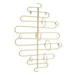 Paris Prix Porte-Bouteille Mural 4 Emplacements  Alid  72cm Or