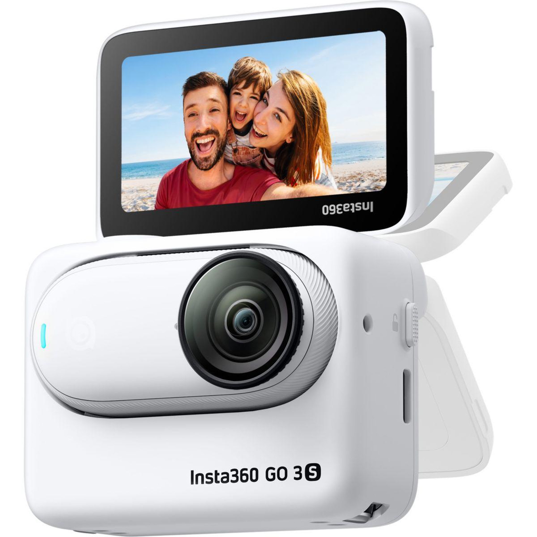 Voir la diapositive 3 : INSTA360 Caméra 360 Go 3S Blanc Standard 128Go