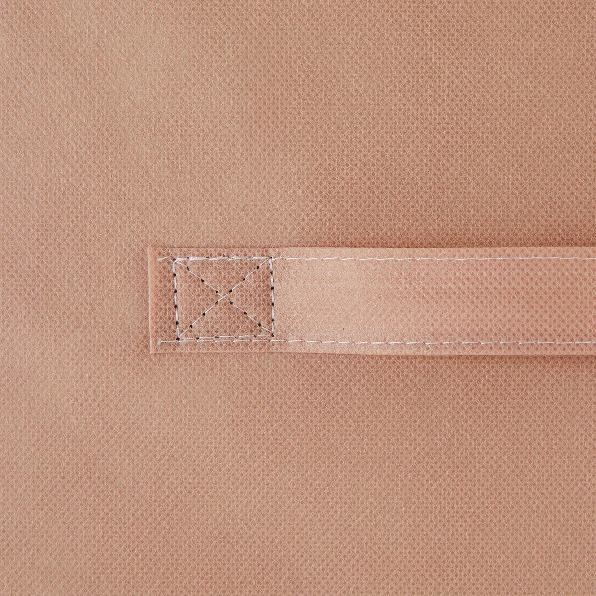 Voir la diapositive 4 : FIVE Lot de 6 boîtes de rangement en tissu MIX N' MODUL - L. 31 x l. 31 x H. 31 cm - Nude