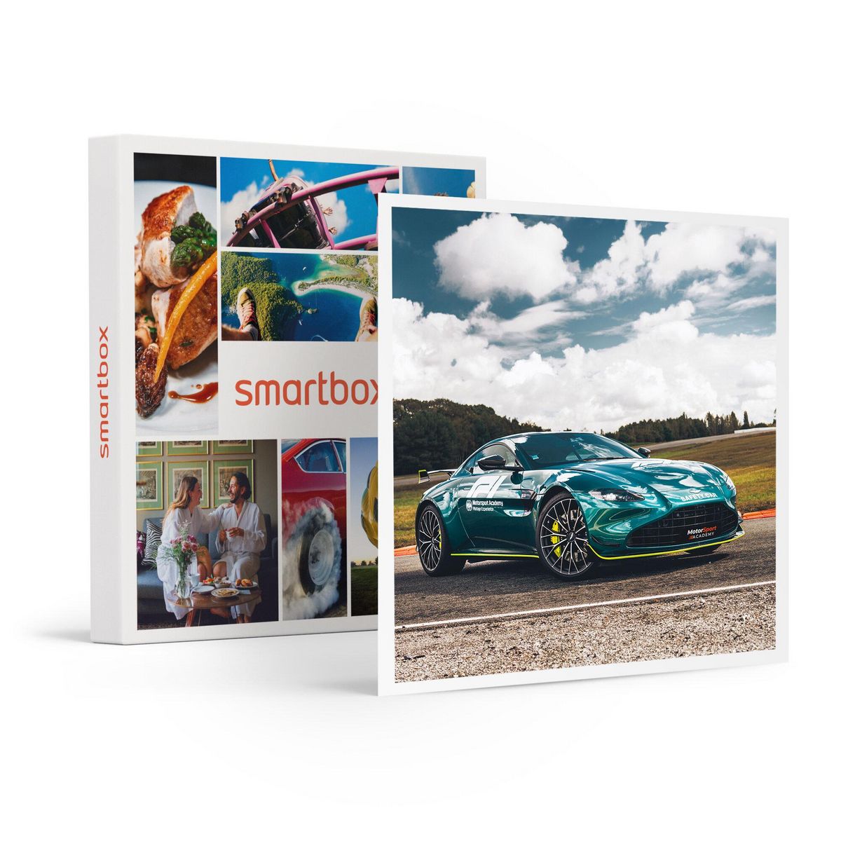 Smartbox Stage de pilotage : 2 tours de circuit au volant d'une Aston Martin Vantage F1 Edition - Coffret Cadeau Sport & Aventure