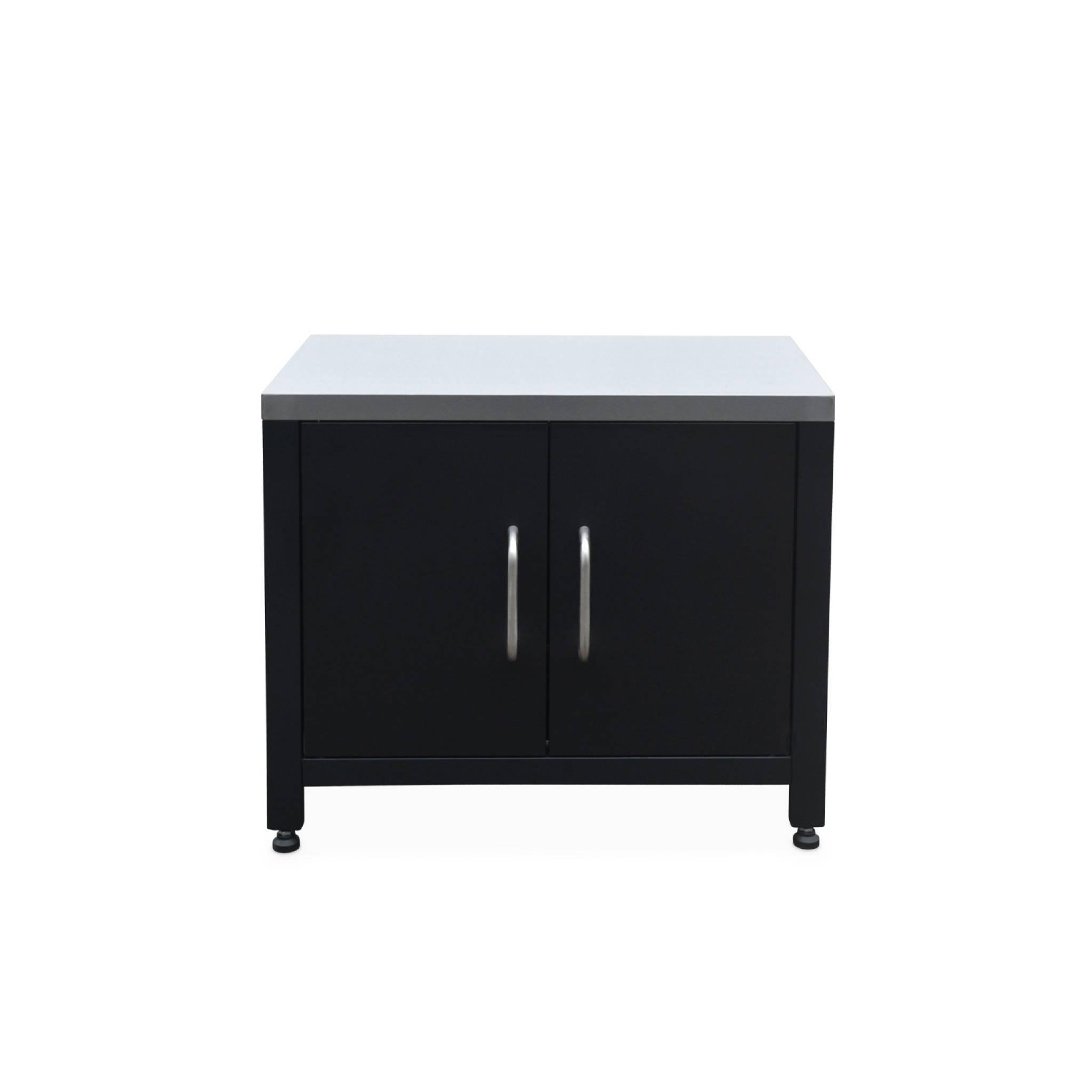Voir la diapositive 5 : SWEEEK Meuble de cuisine extérieure en acier L80cm