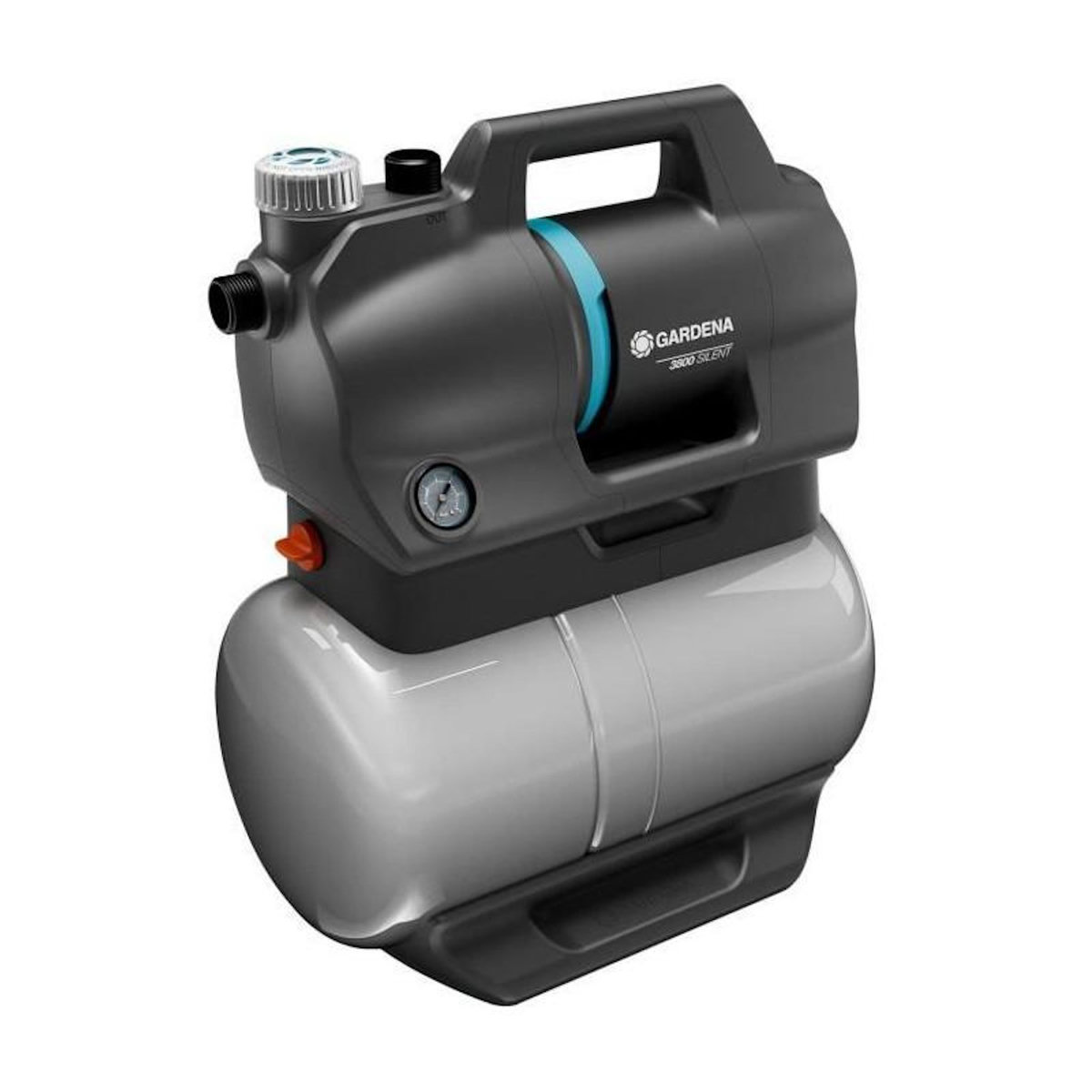 Gardena Groupe de surpression - GARDENA - 3800 Silent - Puissance 600 W - Débit max 3800 l/h