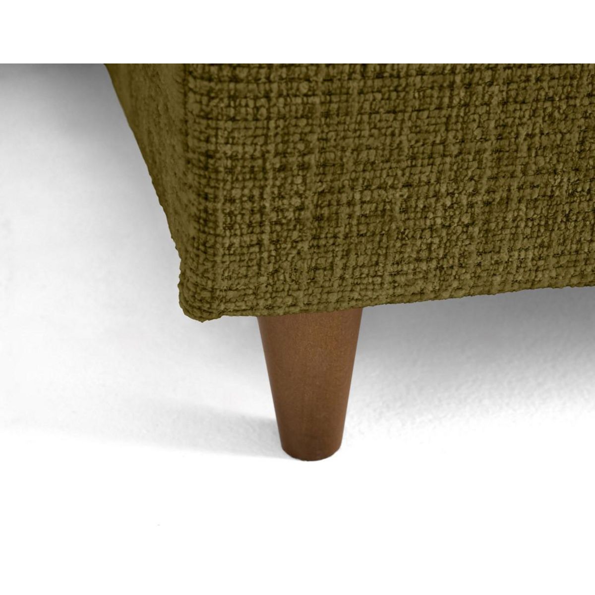 LISA DESIGN Anna - canapé panoramique d'angle gauche 7 places convertible avec coffre en velours texturé