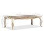 Voir la diapositive 6 : VIDAXL Table basse Bois massif 110x60x35 cm