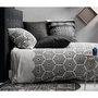 Voir la diapositive 2 : ATELIER DU COTON Parure housse de couette 100%coton 57fils pavage
