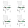 Voir la diapositive 4 : VIDAXL Coussins de chaise de jardin lot de 4 multicolore 50x50x3 cm