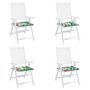Voir la diapositive 4 : VIDAXL Coussins de chaise de jardin lot de 4 multicolore 50x50x3 cm