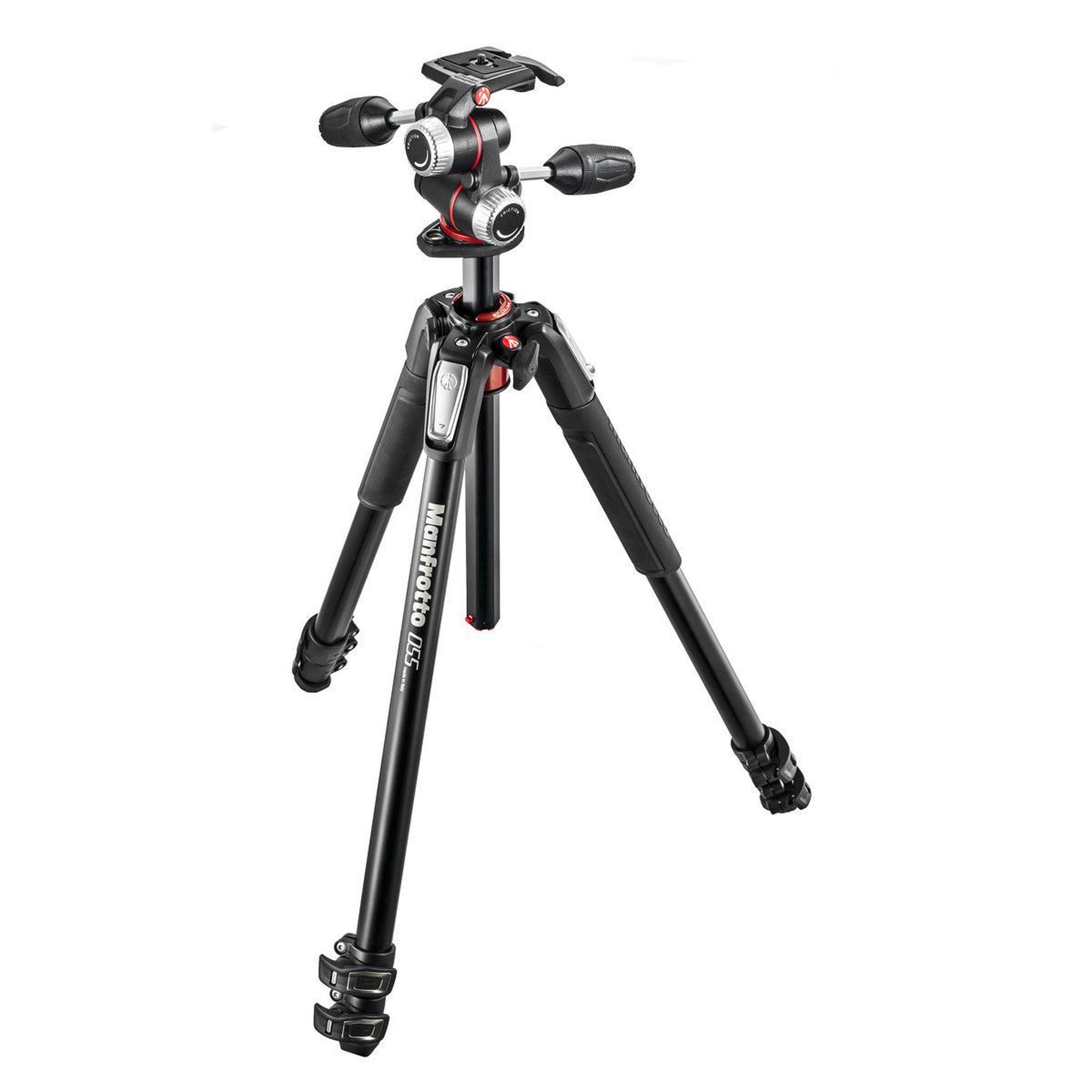 MANFROTTO Manfrotto MK055XPRO3-3W trépied Caméras numériques 3 pieds Noir