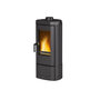 Voir la diapositive 1 : NORDICA EXTRAFLAME Poêle à bois fonte 6.6kw noir antracite - CANDYLEAN