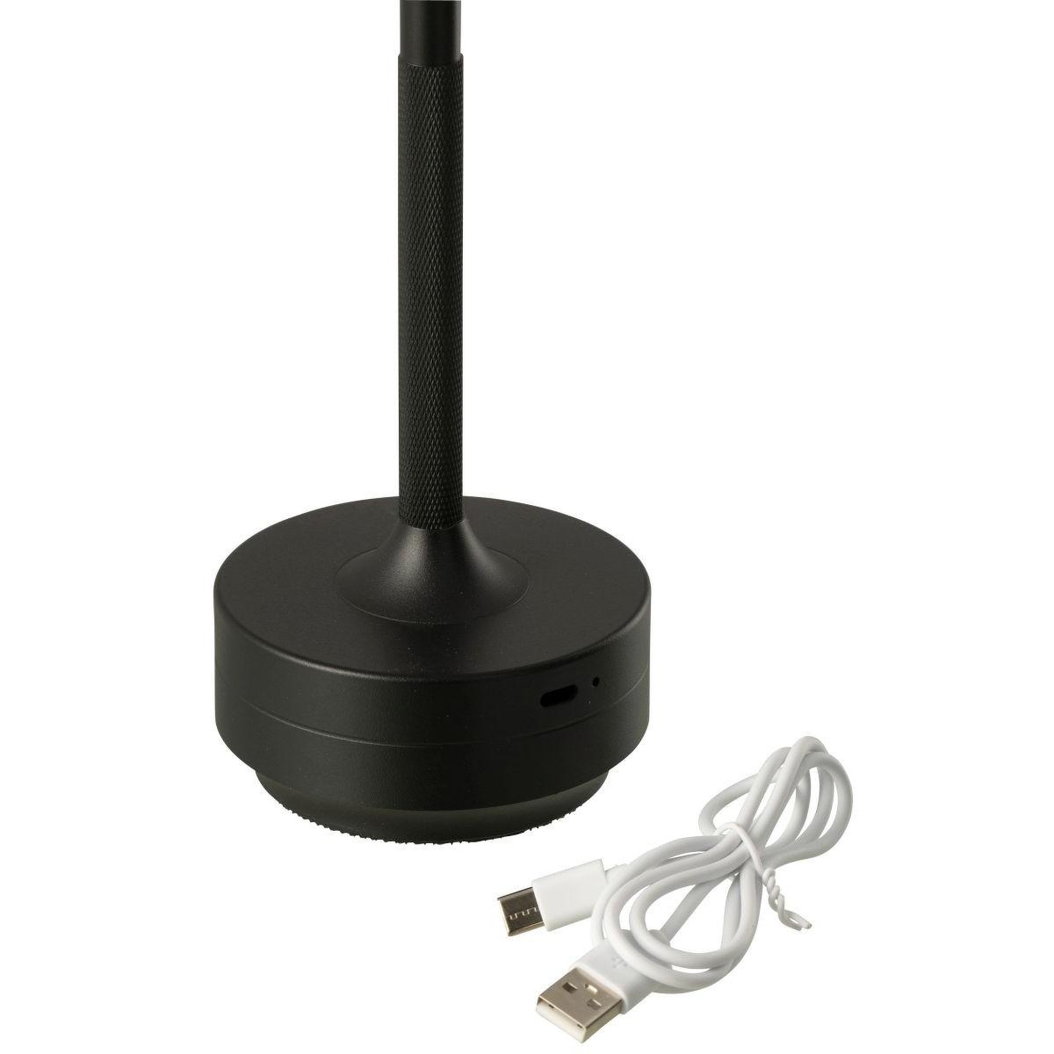 Voir la diapositive 5 : J-LINE Lampe à poser à led  touch  27cm noir