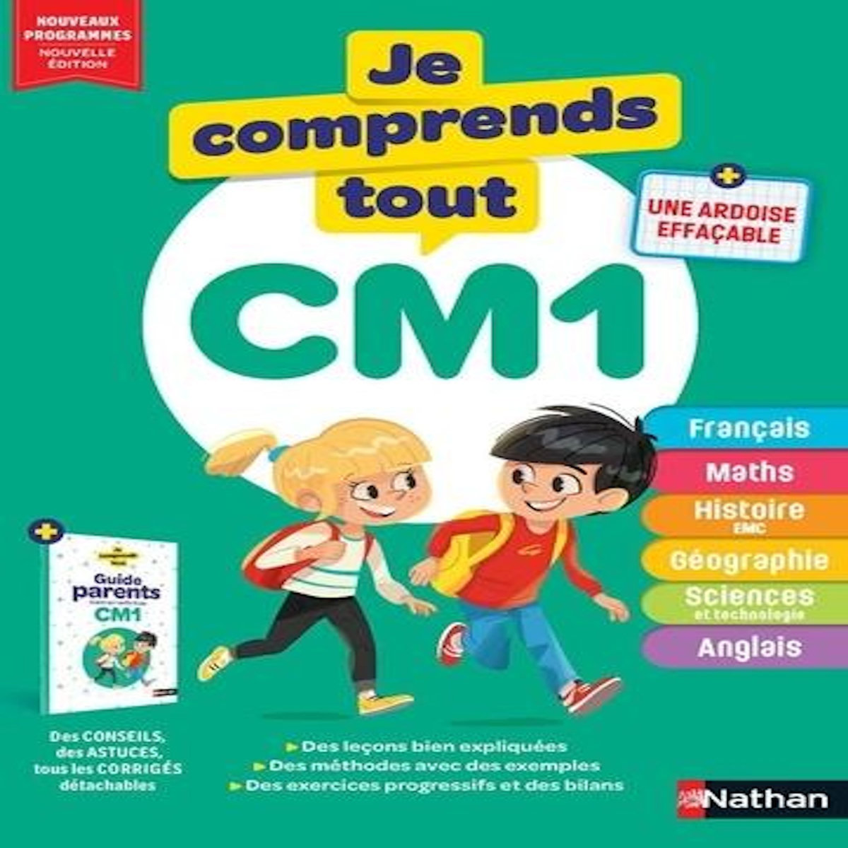 JE COMPRENDS TOUT, CM1. AVEC LE GUIDE PARENTS, AIDER SON ENFANT AU CM1 + UNE ARDOISE EFFACABLE, EDITION 2026, Petit-Jean Isabelle
