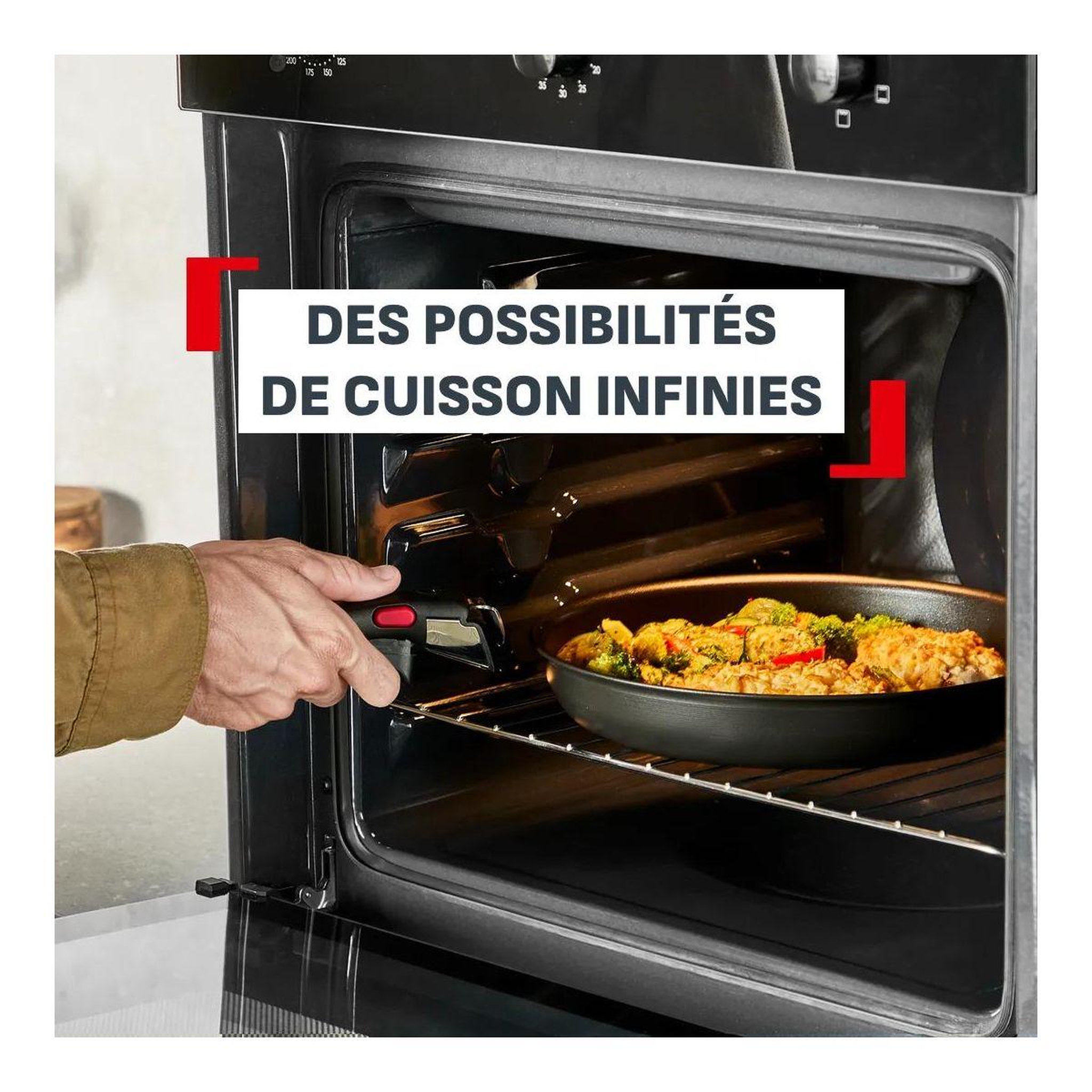 Voir la diapositive 5 : TEFAL Batterie de cuisine ingenio excellence poeles 24/28cm