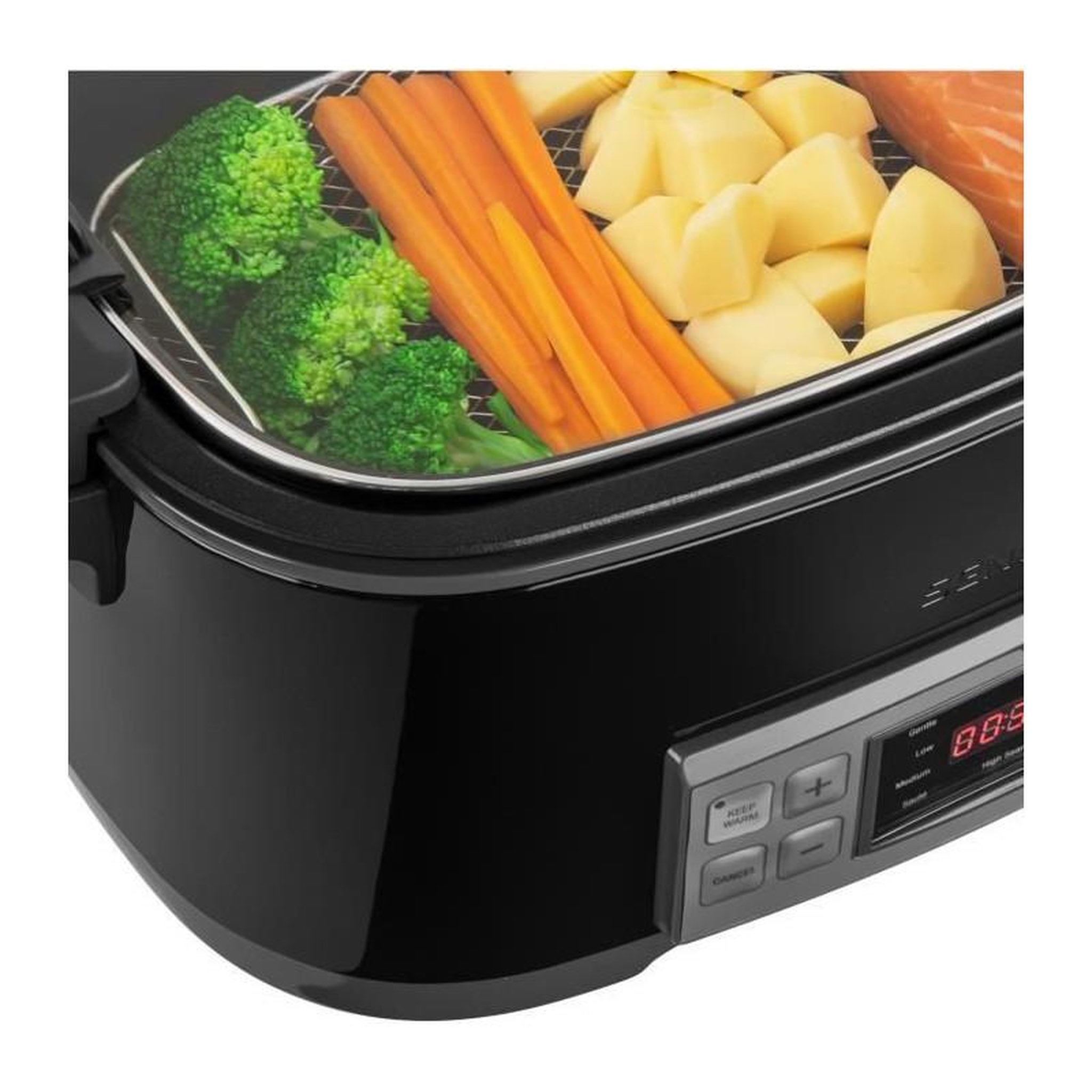 Voir la diapositive 5 : SENCO Mijoteuse - SENCOR - SPR-5508BK - 1350 W - 6 L - Noir