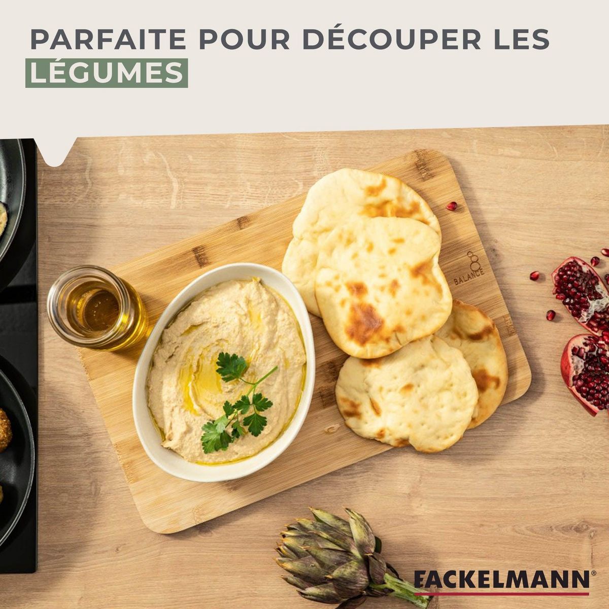 Fackelmann Planche à découper en bambou 40 x 26 cm Fackelmann Balance