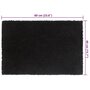 Voir la diapositive 4 : VIDAXL Tapis de porte 5 pcs noir 40x60 cm fibre de coco touffete