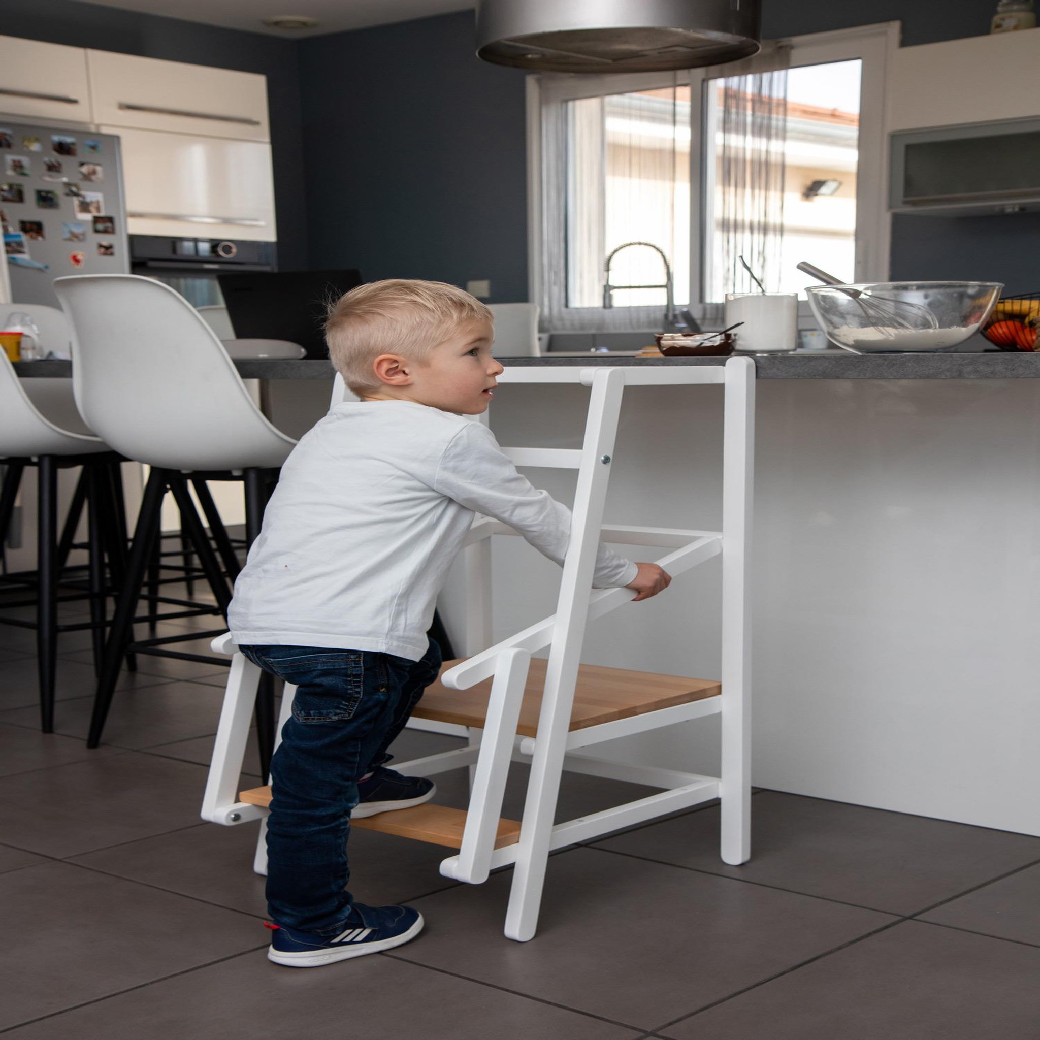 Voir la diapositive 4 : AT4 Tour d'observation/apprentissage enfant ESSENTIEL en bois