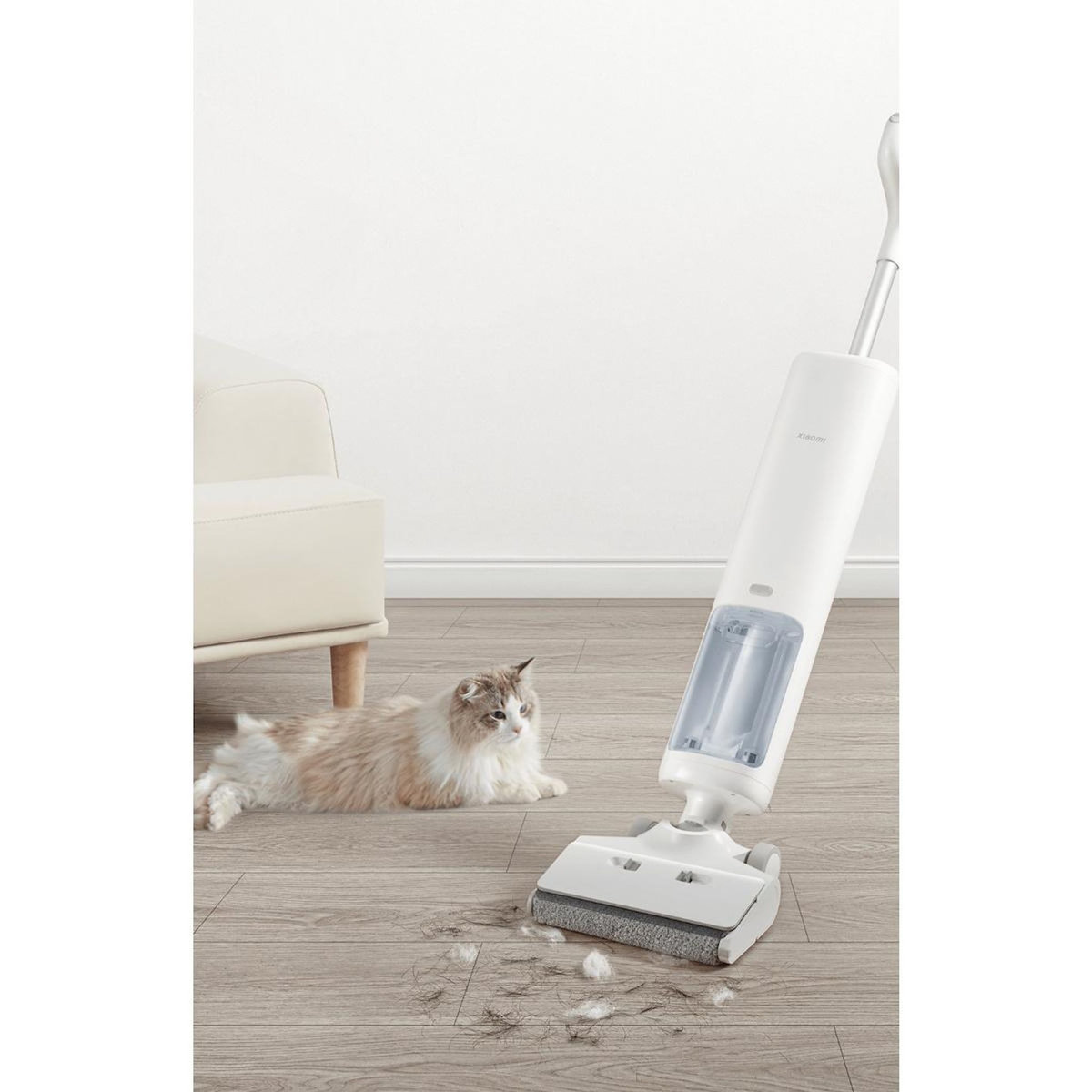 XIAOMI Aspirateur laveur rechargeable 220w v blanc - w10 pro