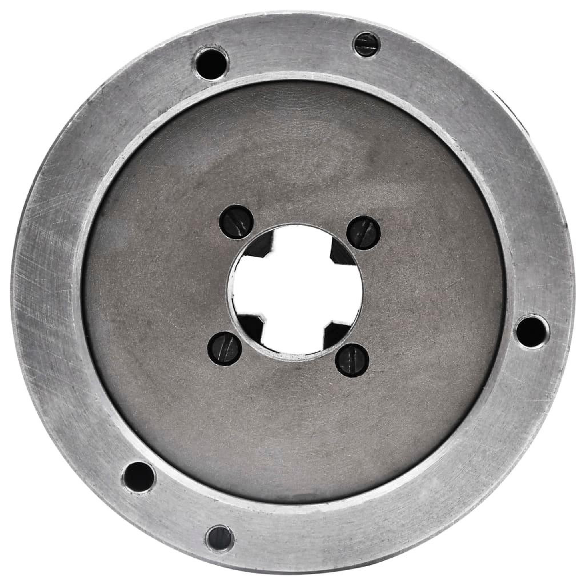 Voir la diapositive 4 : VIDAXL Mandrin de tour auto-centrant a 4 machoires 125 mm Acier