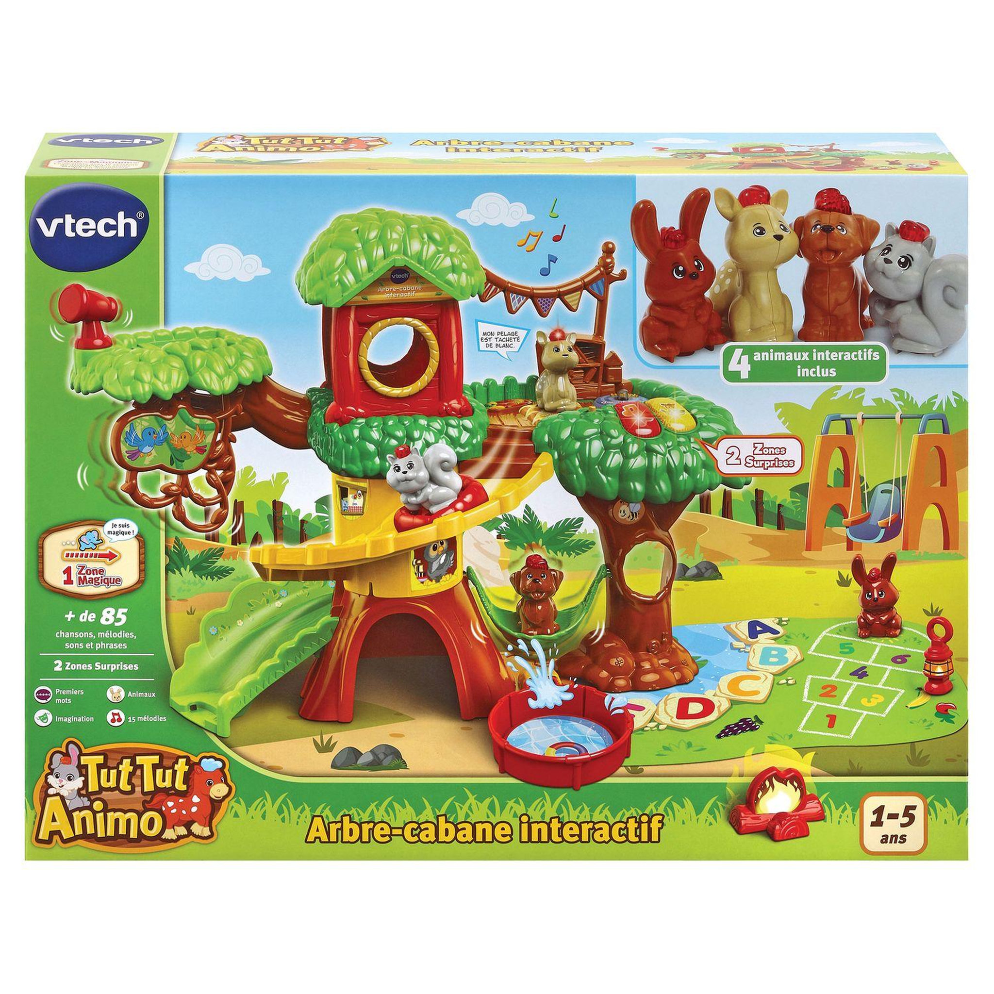Voir la diapositive 4 : VTECH Tut Tut Animo - Arbre cabane interactif