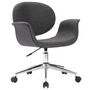 Voir la diapositive 2 : VIDAXL Chaise pivotante de bureau Gris Tissu