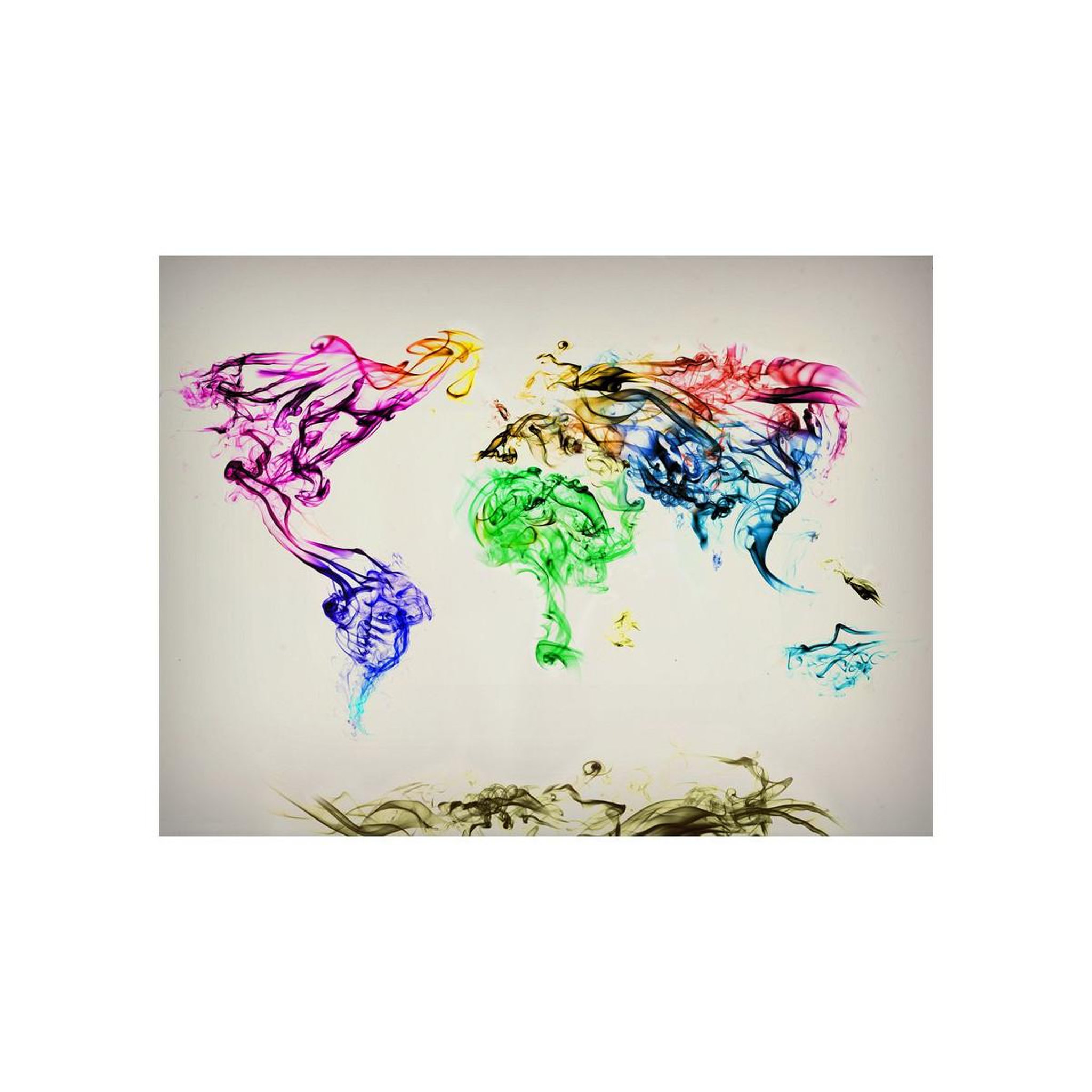 Voir la diapositive 2 : Paris Prix Papier Peint  Dancing Smoke Trails