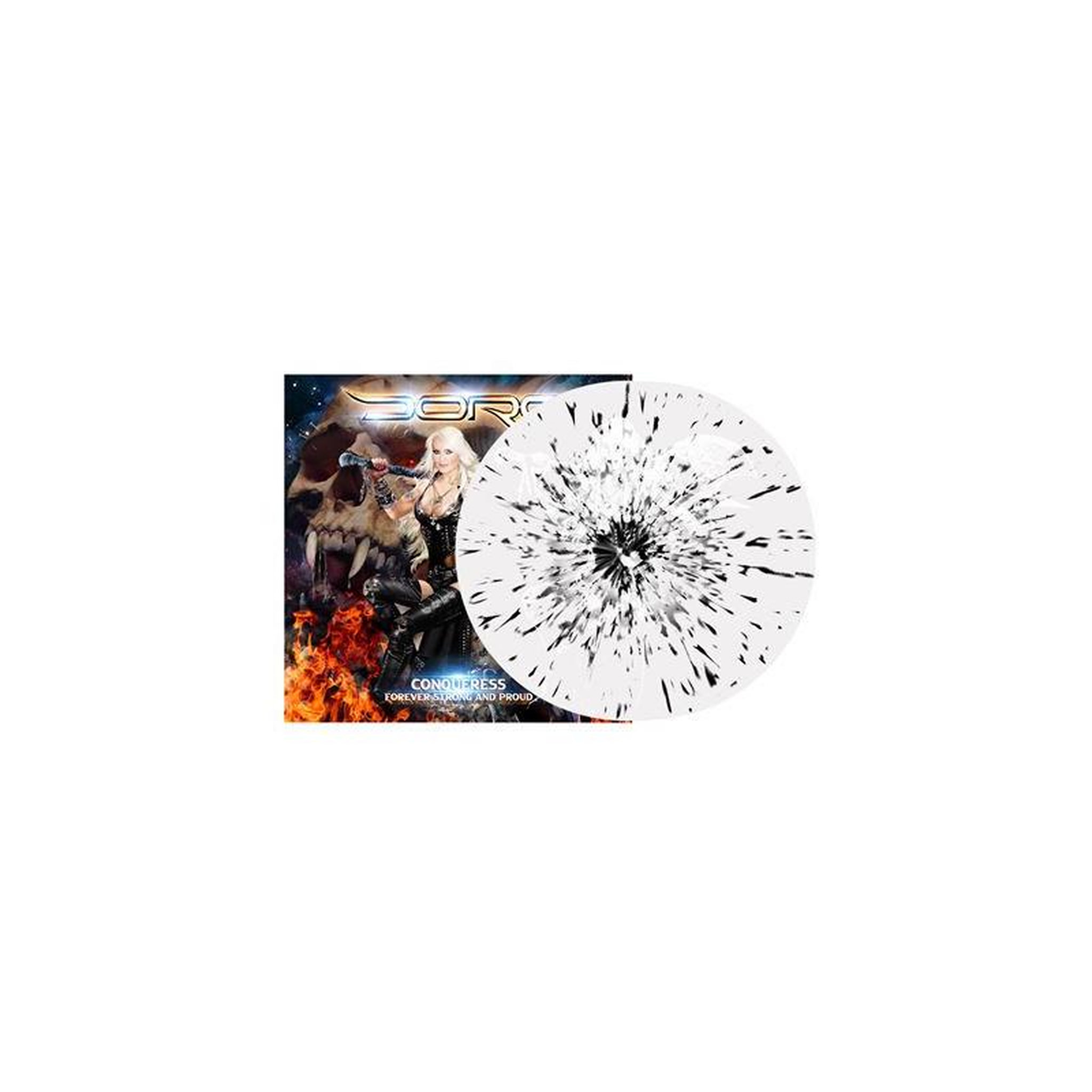 Album vinyle doro conqueress - forever strong and proud, édition limitée 2 vinyles, splatter