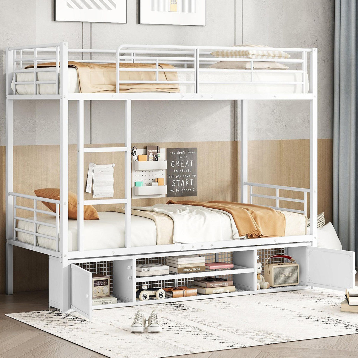 MERAX Lit superposé 90x200cm