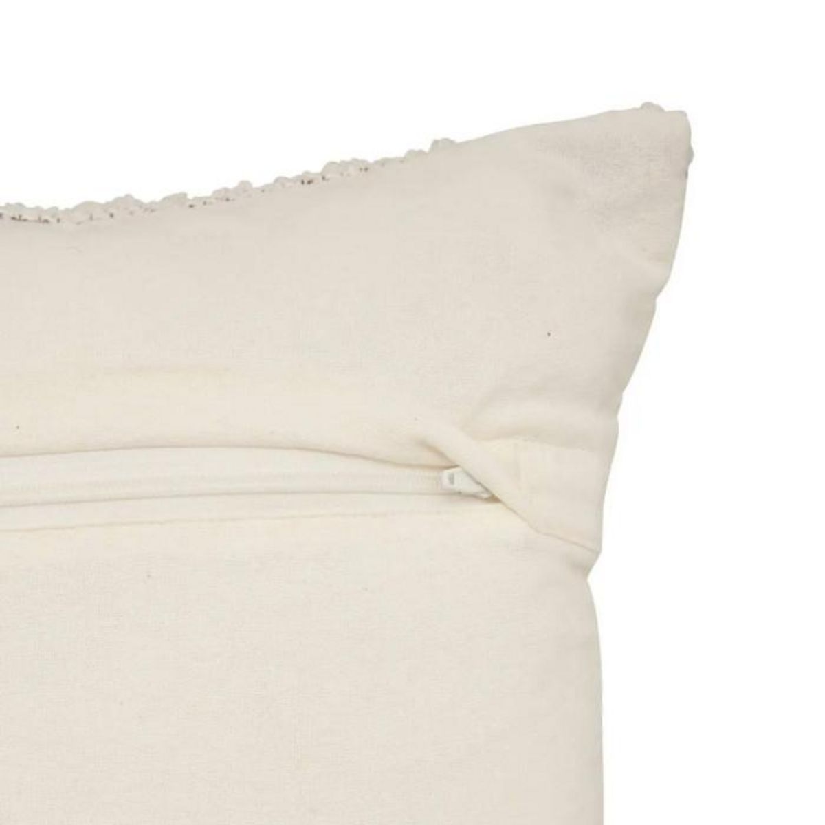 ATMOSPHERA Coussin à Motifs Tissés  Ozel  40x40cm Ivoire