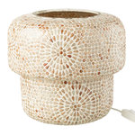 Paris Prix Lampe à Poser Mosaïque  Ruthie  26cm Beige