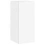 Voir la diapositive 3 : VIDAXL Meuble TV mural avec lumieres LED blanc 30,5x35x70 cm