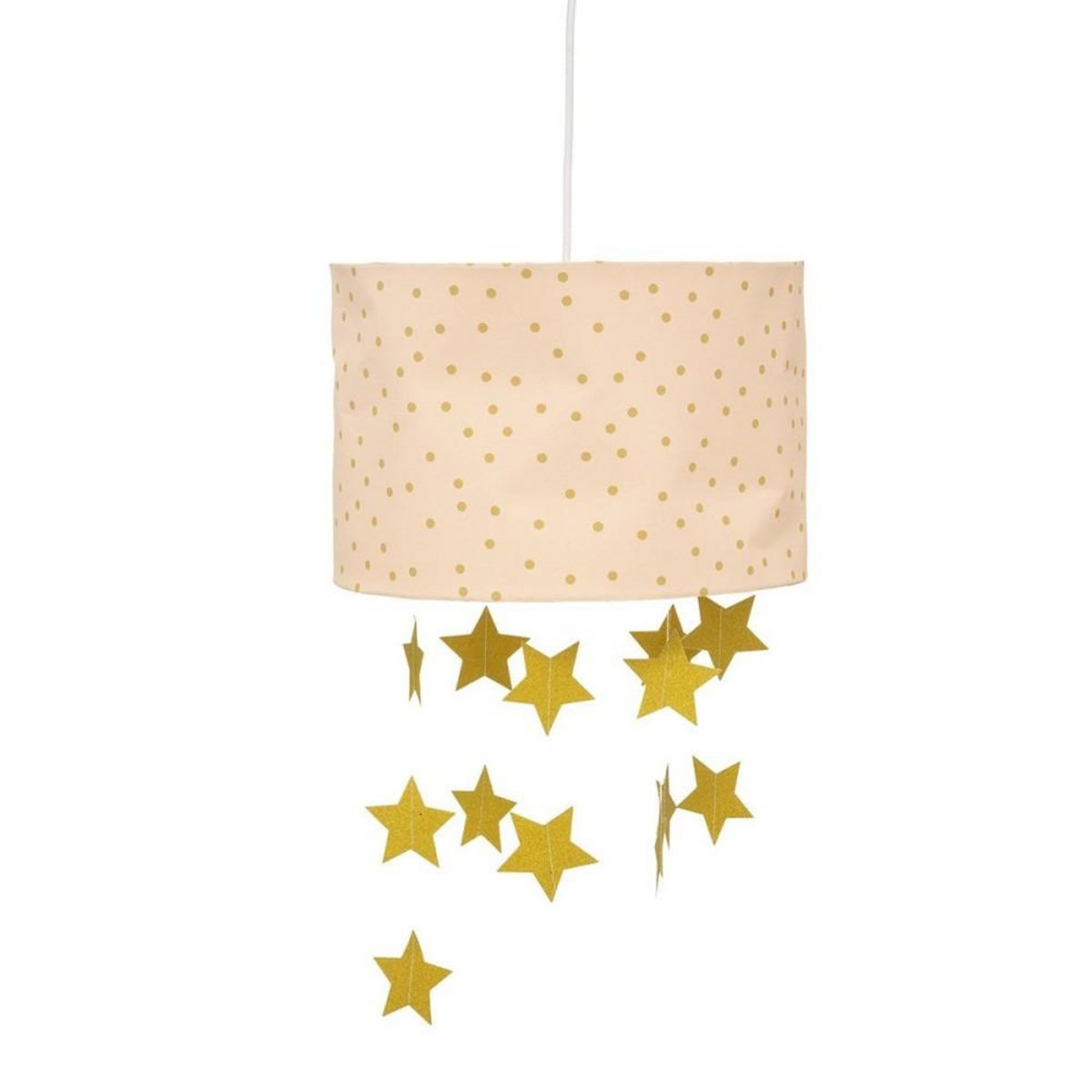 ATMOSPHERA Suspension enfant rose et doré