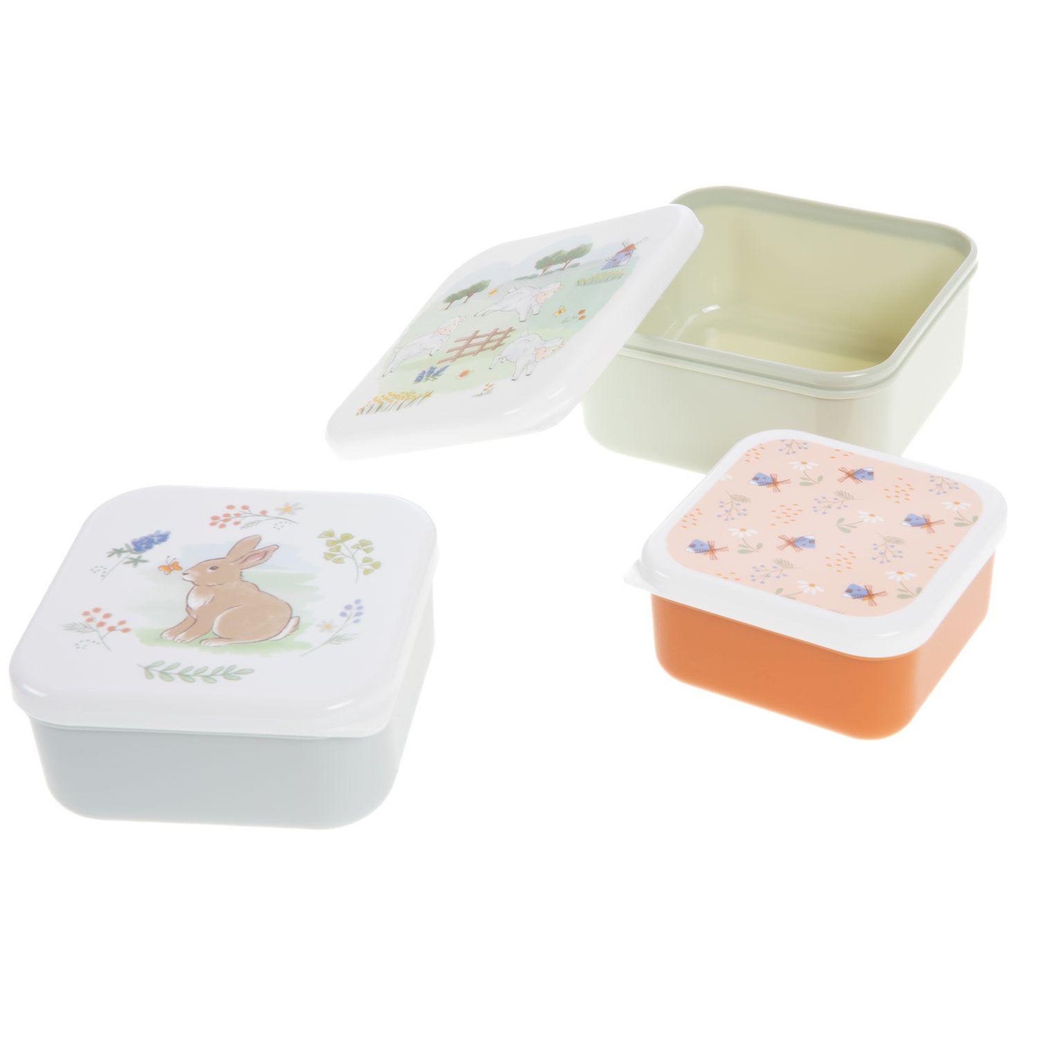 Voir la diapositive 3 : Amadeus Lot de 3 boites à goûter