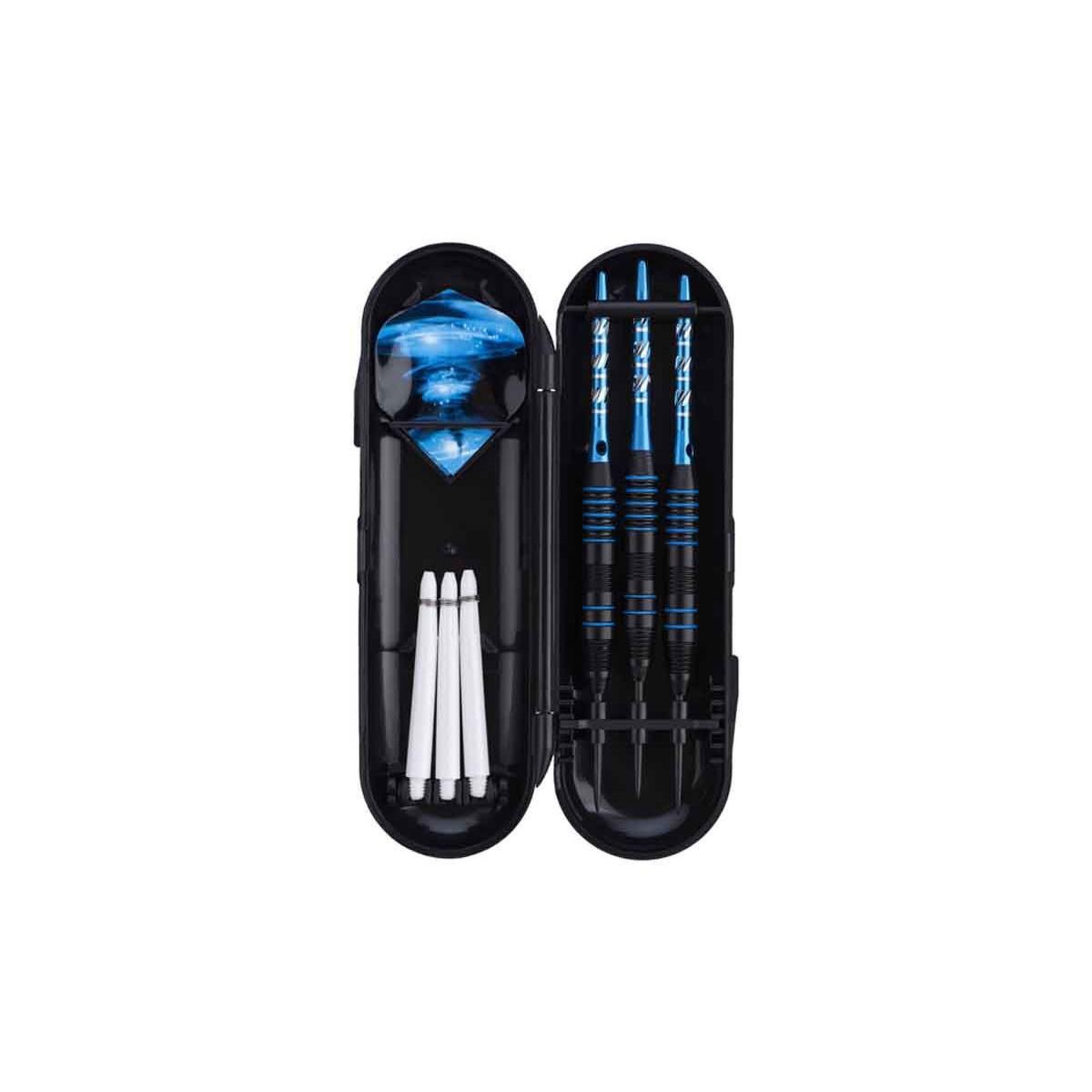 Voir la diapositive 2 : DE FAUGERES Jeu de 3 Fléchettes à Pointe Acier  Cony  16cm Bleu