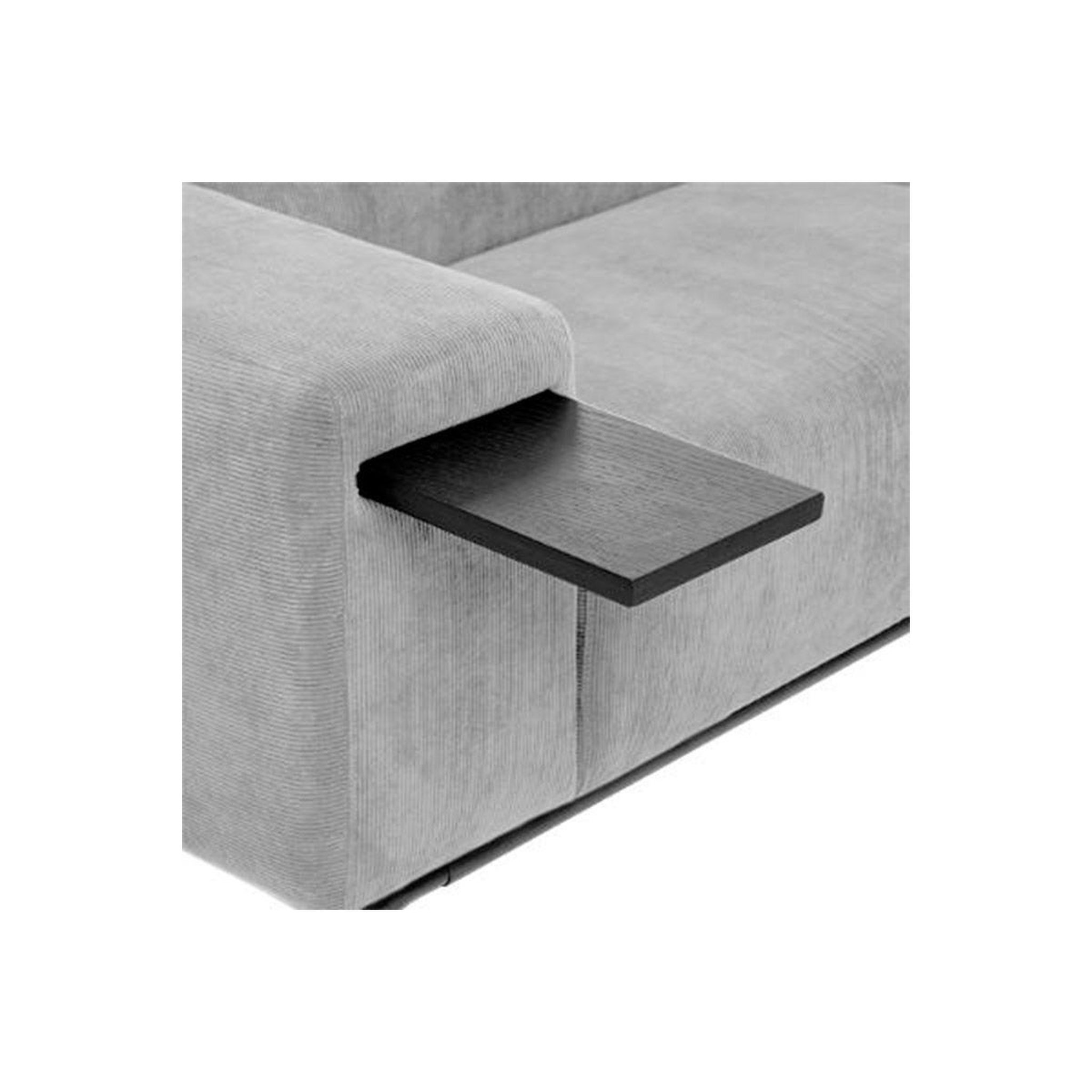 Voir la diapositive 4 : ATMOSPHERA Canapé 3 places velours côtelé  chris  230cm gris