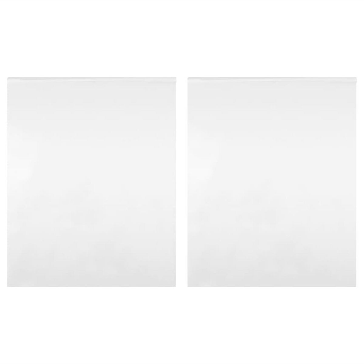 VIDAXL Films de miroir 2 pcs auto-adhesive 60x200 cm PET