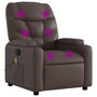 Voir la diapositive 2 : VIDAXL Fauteuil de massage inclinable Marron Similicuir