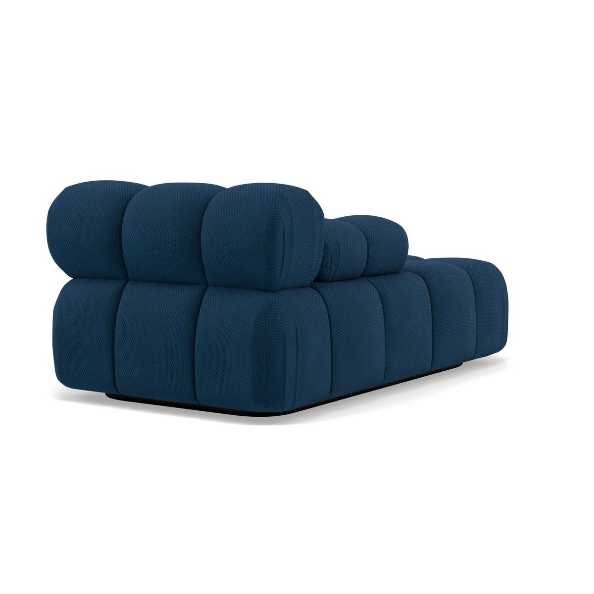 LISA DESIGN Ruby - module d'assise méridienne gauche en velours texturé