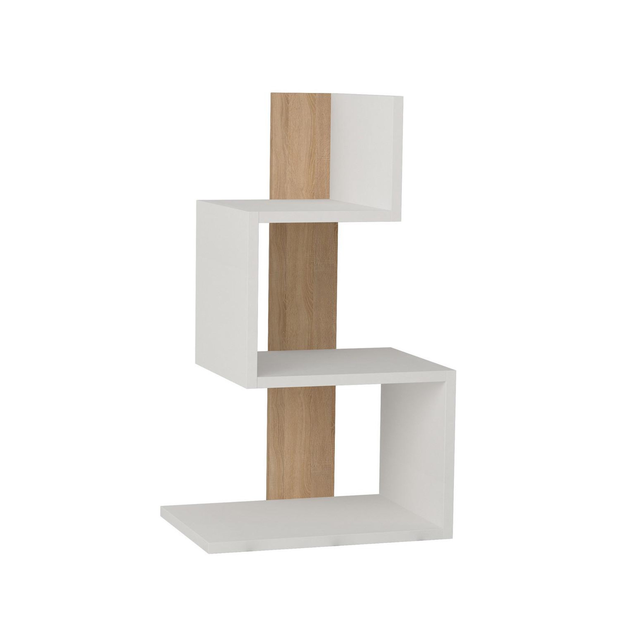 Voir la diapositive 3 : Habitat et Jardin Table d'appoint en bois  rosie  - 42 x 30 x 72 cm - chêne blanc