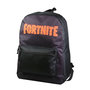 Voir la diapositive 2 : Bagtrotter BAGTROTTER Sac à dos 1 compartiment 40 cm Fortnite Noir Flammes