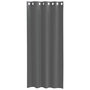 Voir la diapositive 4 : VIDAXL Rideaux en voile avec œillets 2 pcs gris fonce 140x245 cm
