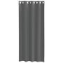 Voir la diapositive 4 : VIDAXL Rideaux en voile avec œillets 2 pcs gris fonce 140x245 cm