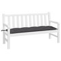 Voir la diapositive 3 : VIDAXL Coussin de banc de jardin anthracite 150x50x7 cm tissu oxford
