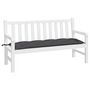 Voir la diapositive 3 : VIDAXL Coussin de banc de jardin anthracite 150x50x7 cm tissu oxford