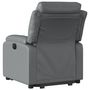 Voir la diapositive 5 : VIDAXL Fauteuil inclinable Gris Similicuir
