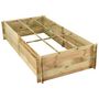 Voir la diapositive 4 : VIDAXL Jardiniere pour legumes Bois de pin impregne 197x100x40 cm