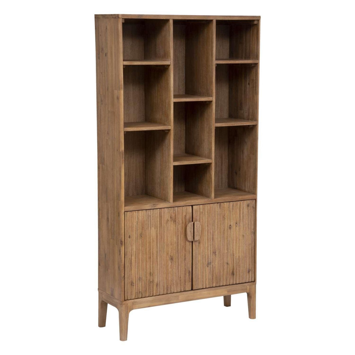 ATMOSPHERA Bibliothèque 2 portes en bois SABOR - Beige