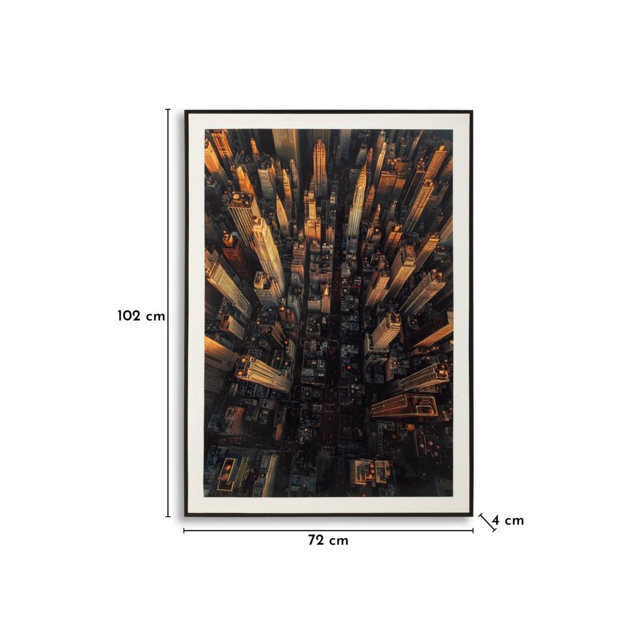 Voir la diapositive 6 : Paris Prix Tableau imprimé  new york i  72x102cm multicolore