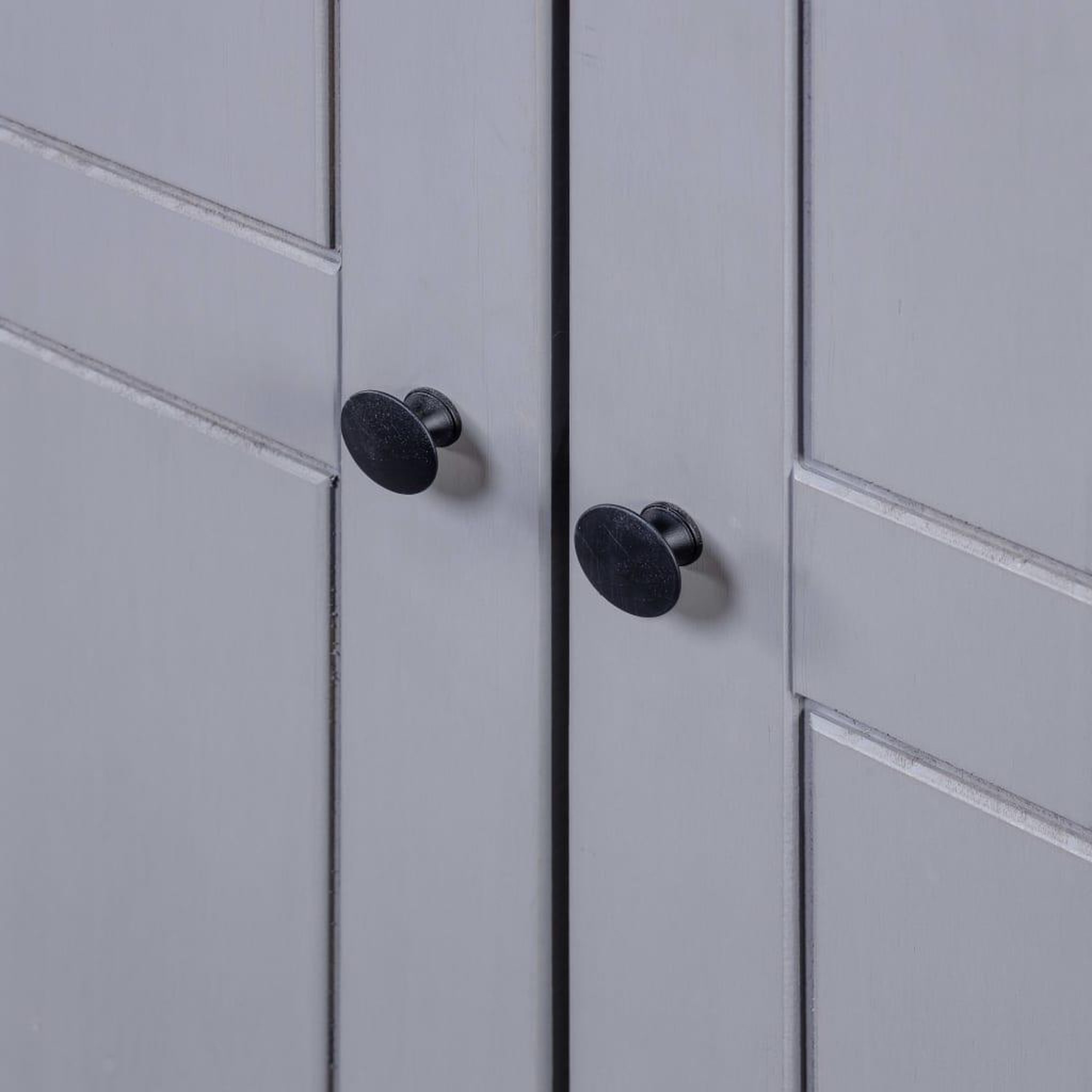 Voir la diapositive 5 : VIDAXL Garde-robe Gris 80x50x171,5 cm Pin massif Assortiment Panama
