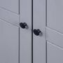 Voir la diapositive 5 : VIDAXL Garde-robe Gris 80x50x171,5 cm Pin massif Assortiment Panama