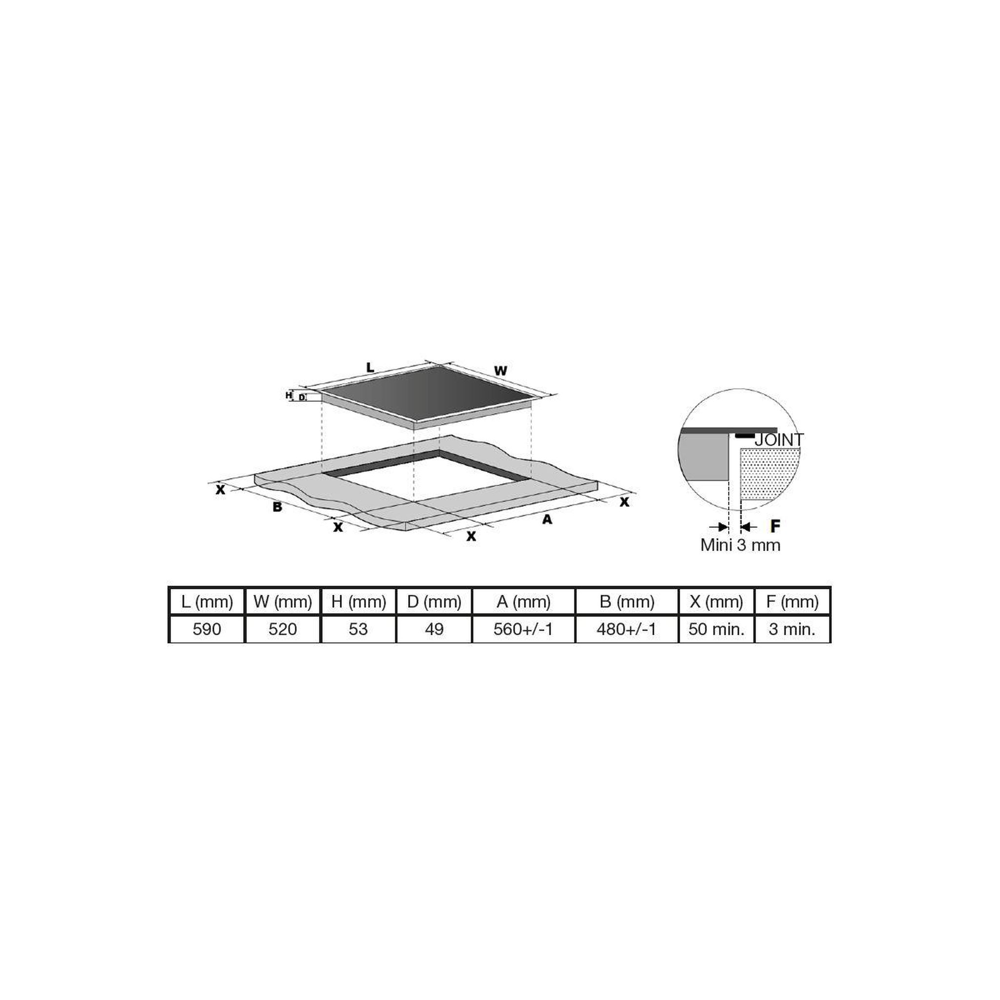 Voir la diapositive 5 : ESSENTIEL B Plaque induction ETI41M
